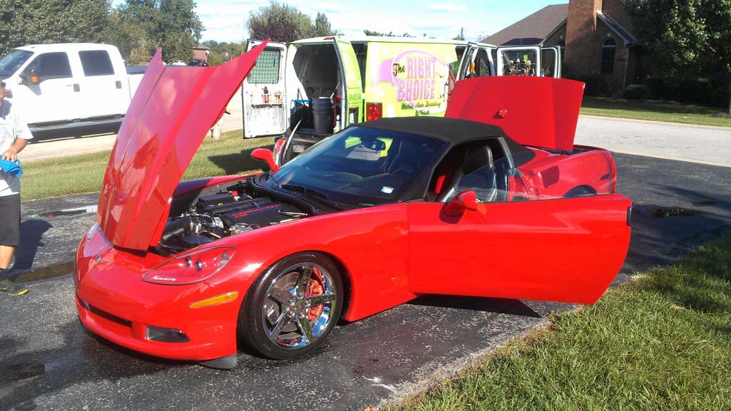 Red Corvette 1